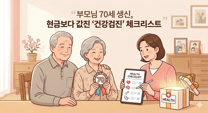 칠순선물 부모님 고희 기념 종합검진, 필수 항목 5가지 완벽 정리