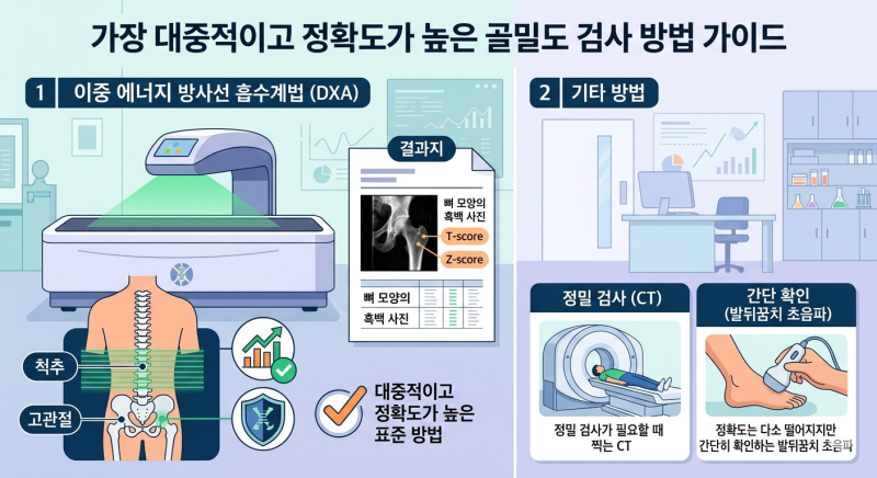 뼈 건강의 적신호 골다공증 수치 -2.5의 비밀