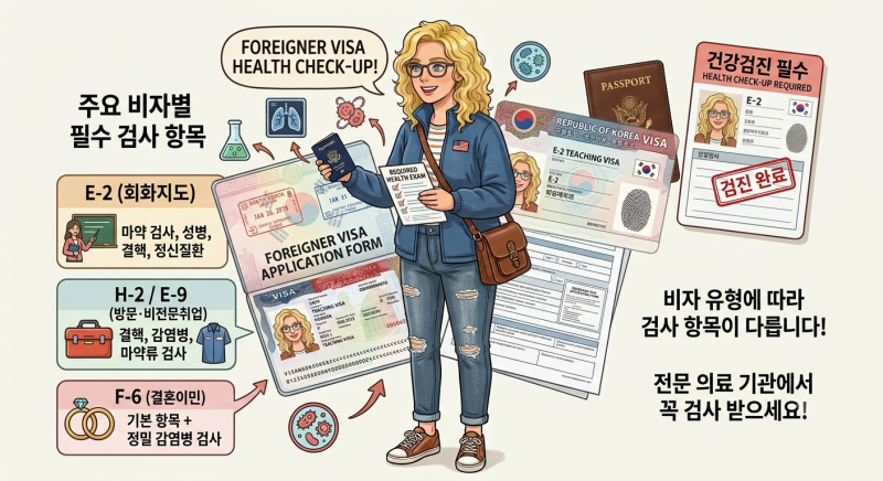 외국인 비자 연장 필수! 검진가자 비자 건강검진 가이드