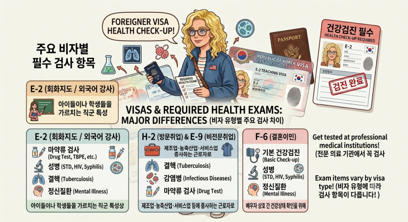 외국인 비자 연장 필수! 검진가자 비자 건강검진 가이드 사진 3