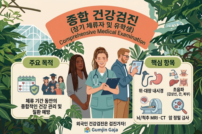 외국인 건강검진 어디서 받지? 체류 목적별 검진 검진가자 할인 예약 꿀팁 사진 4